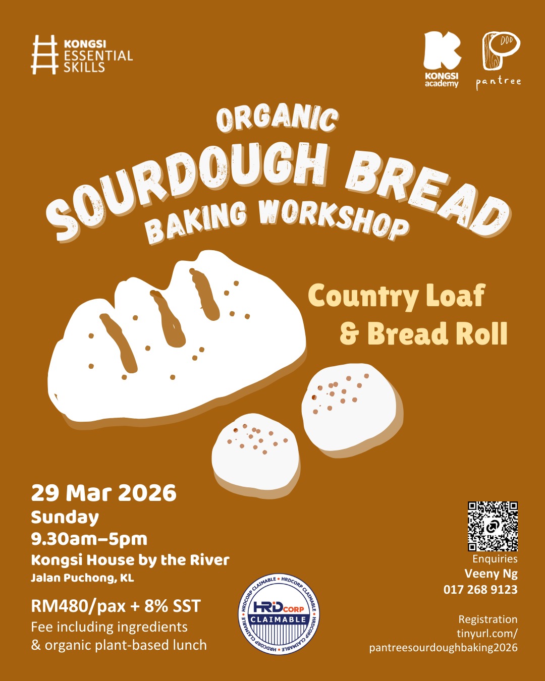 29March2026-Organic Country Loaf&Bread Baking Workshop-Poster